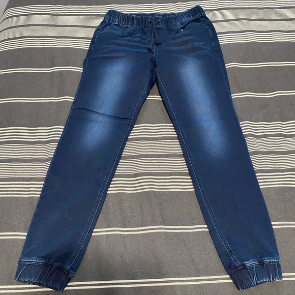 Amnesia Denim Stretch Joggers - Picture 1 of 2